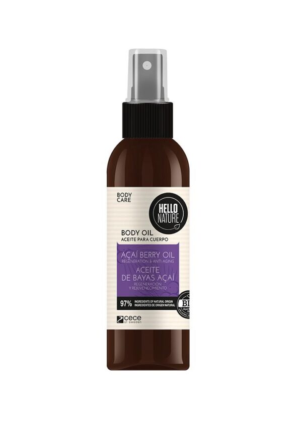 Hello Nature Taastav ja vananemisvastane acaiõli kehale 130ml