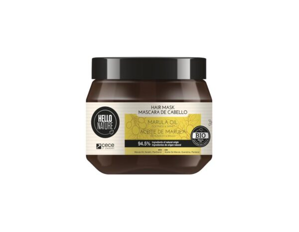 Hello Nature Pehmendav ja läiget andev juuksemask marulaõliga 250ml