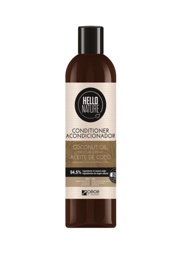 Hello Nature Niisutav ja taastav juuksepalsam kookosõliga 300ml