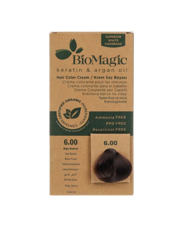 Biomagic Hair Color Cream kreemjas juuksevärv 6.00 Natural Dark Blonde 60ml