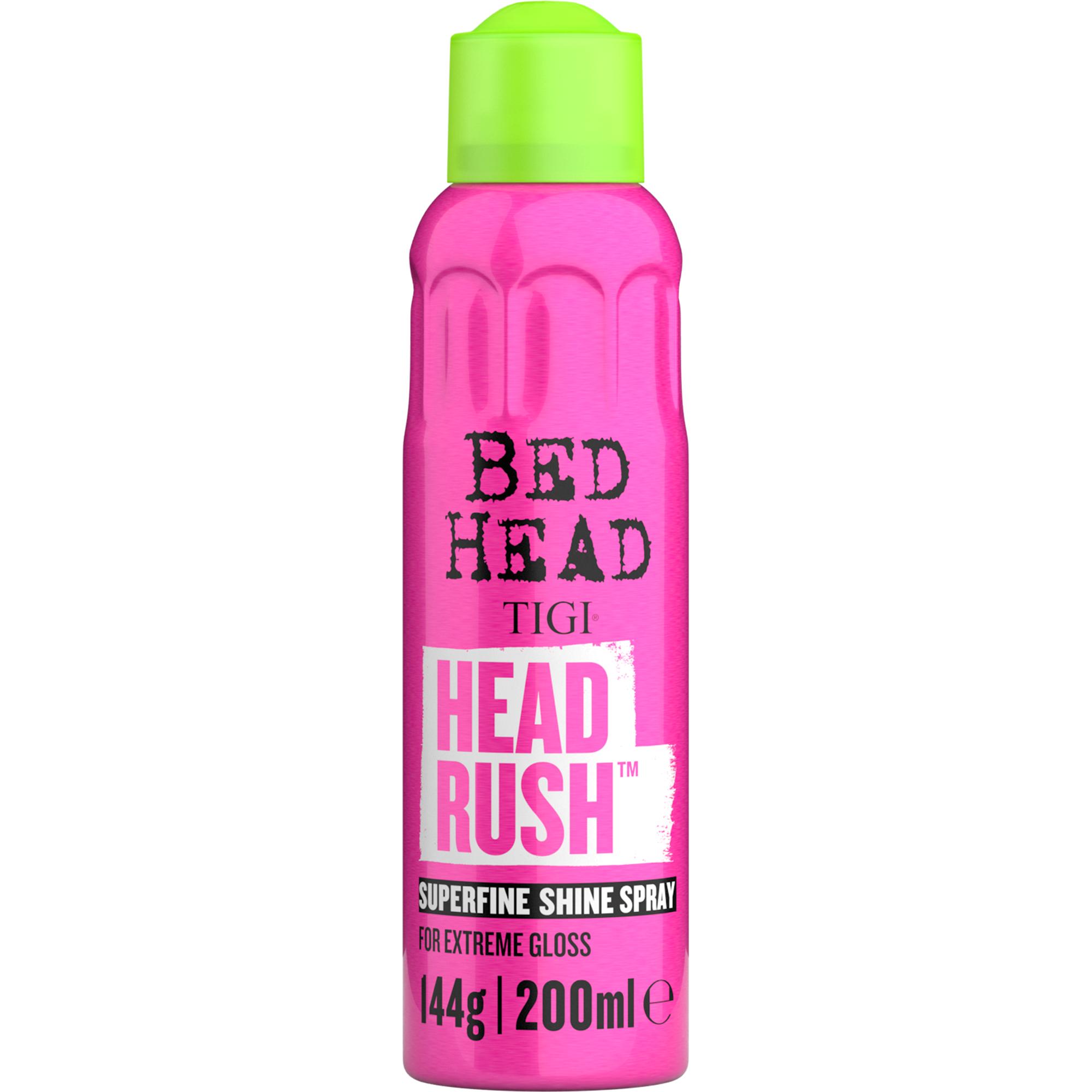 Tigi Headrush Shine Spray for Extreme Gloss Kerge hoiakuga läiget andev juuksesprei