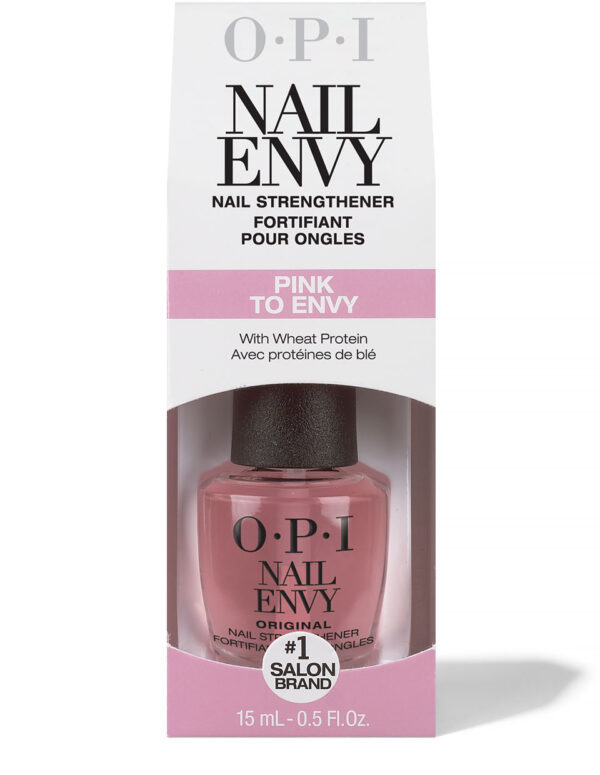 OPI Nail Envy-Pink to Envy-küünte tugevdaja+ värv