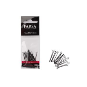 PARSA 62807 juukseklambrid 4 cm/18 tk/mustad