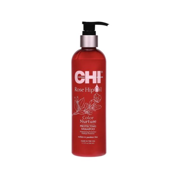 Chi Rose Hip Oil Color Nurture Protecting Šampoon värvitud juustele 340ml