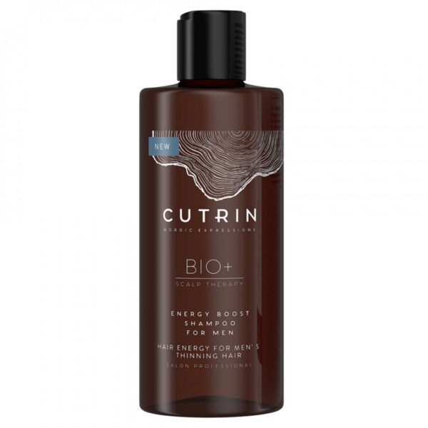 Cutrin Bio+ Energy Boost juuste väljalangemise vastane šampoon meestele