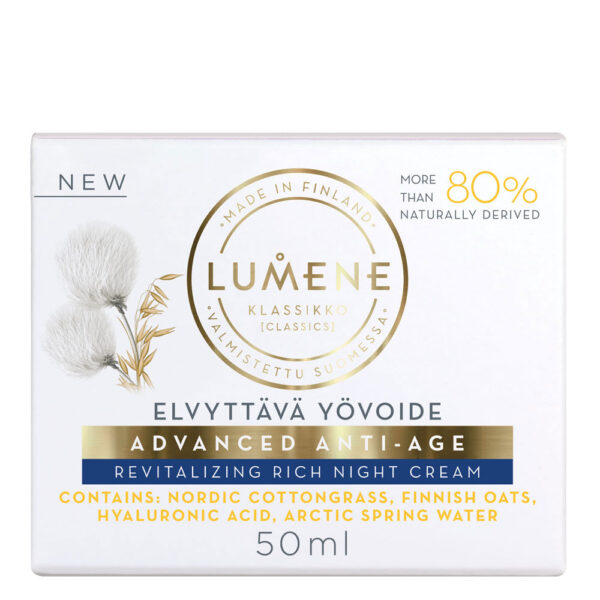 Lumene Klassikko Advanced Anti-Age öökreem 50ml - Image 2
