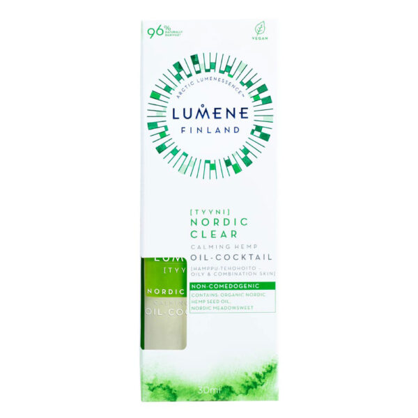 Lumene Nordic Clear rahustav kanepiõlikokteil 30ml - Image 2