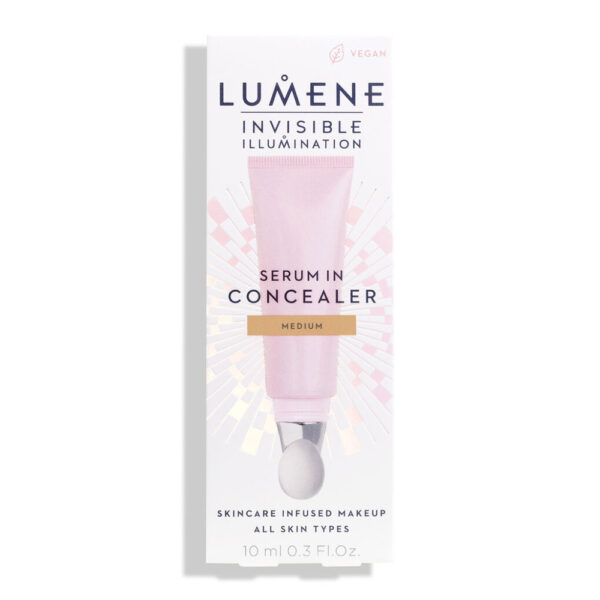 Lumene Invisible Illumination seerum-peitekreem Medium 10ml - Image 3