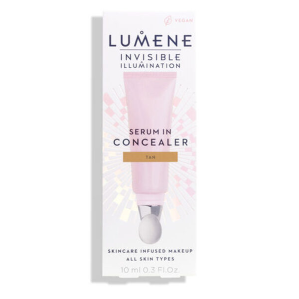 Lumene Invisible Illumination seerum-peitekreem Tan 10ml - Image 3