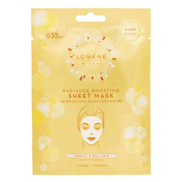 Lumene Radiance kirgastav kangasmask