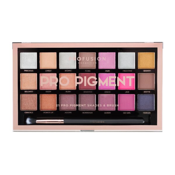 Profusion Pro Pigment lauvärvipalett 21 värvi