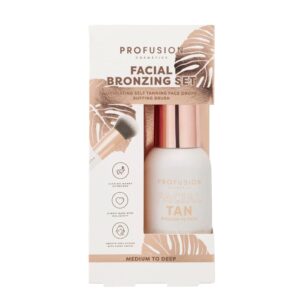 Profusion Facial Bronzing set Isepruunistavad tilgad näole + pintsel