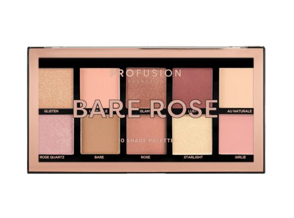 Profuison lauvärvipalett Bare Rose