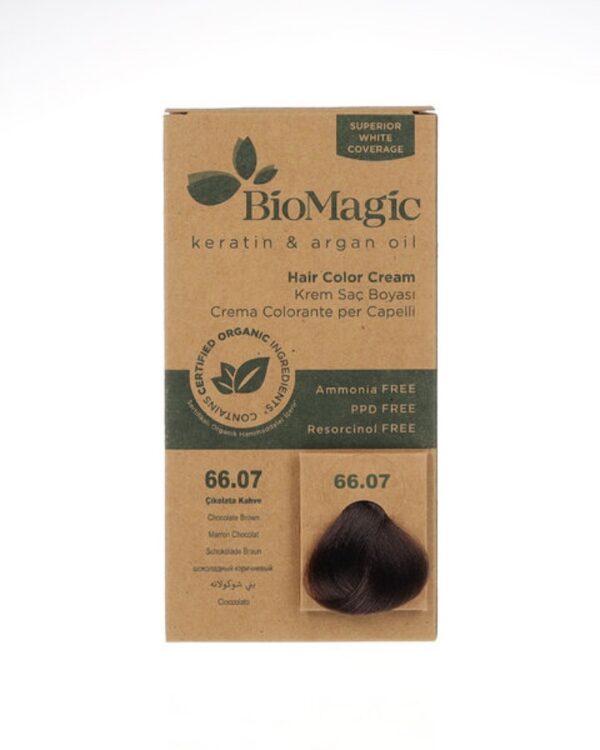 Biomagic Hair Color Cream kreemjas juuksevärv 66.07 Chocolate Brown 60ml