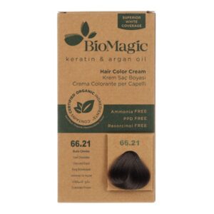 Biomagic Hair Color Cream kreemjas juuksevärv 66.21 Iced Chocolate 60ml