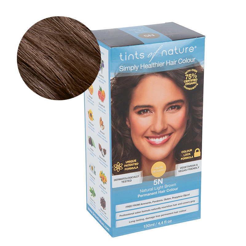 Tints Of Nature 5N Natural Light Brown Looduslik juuksevärv