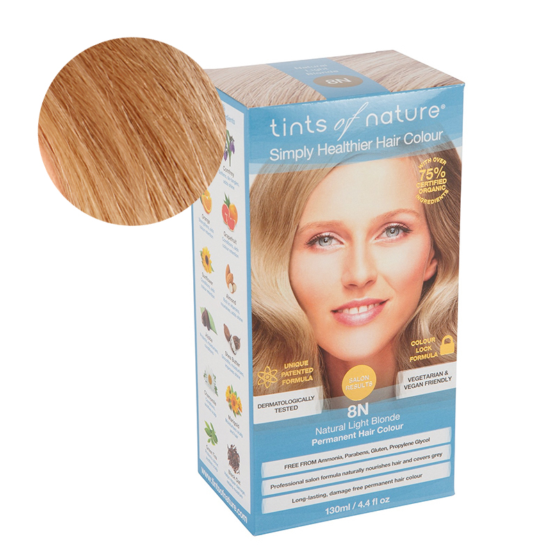 Tints Of Nature 8N Natural Light Blonde Looduslik juuksevärv