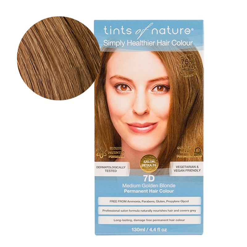 Tints Of Nature 7D Medium Golden Blonde Looduslik juuksevärv