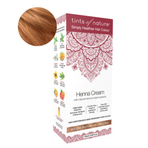 Tints Of Nature Henna Cream Golden Blonde Looduslike henna- ja taimeekstraktidega kergvärv, kuldblond