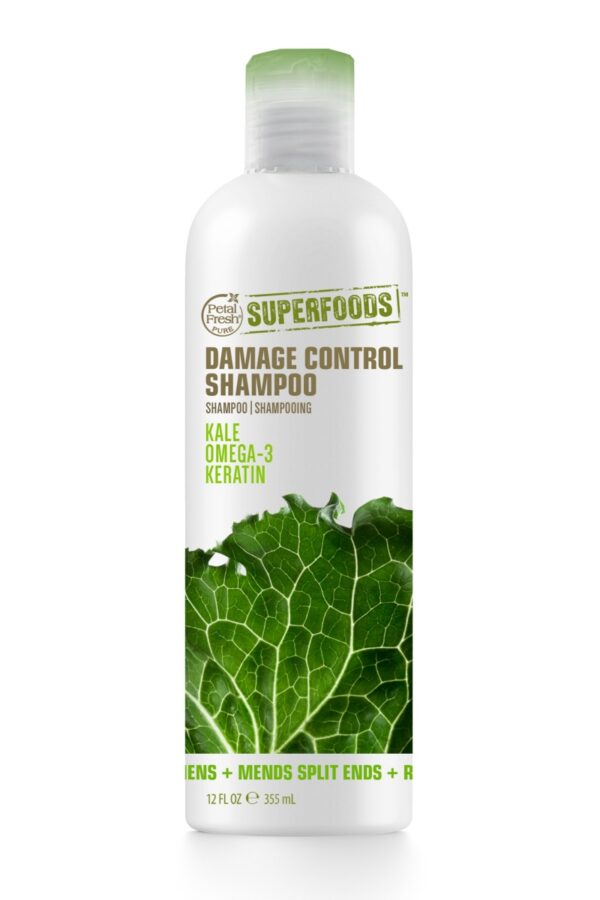 Petal Fresh Superfoods Lehtkapsa ja keratiini hooldav šampoon 355ml