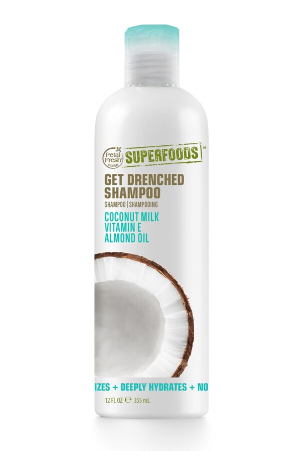 Petal Fresh Superfoods Kookose ja mandli toitev šampoon 355ml