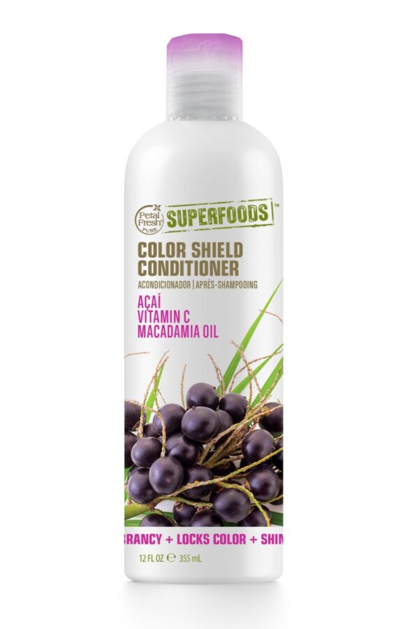 Petal Fresh Superfoods Acai ja makadaamia palsam värvitud juustele 355ml