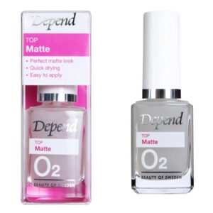 Depend O2 Top Matte - matt pealislakk 11ml