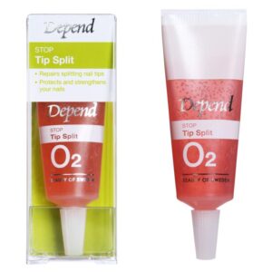 Depend O2 Stop Tip Split - geel kihistuvatele küüntele 10ml