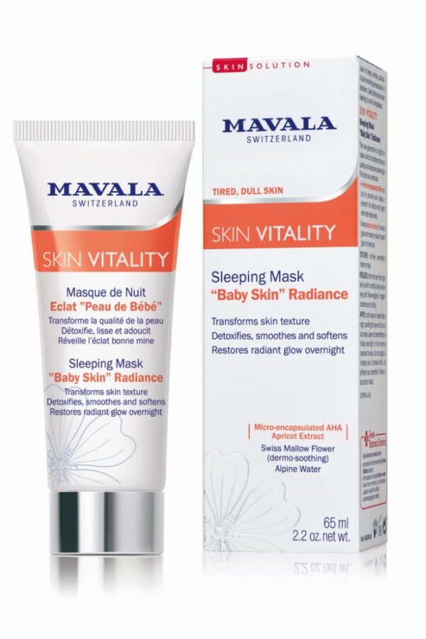Mavala Skin Vitality  Vitalizing Healthy Glow Sleeping Mask “Baby Skin Radiance” öömask 65ml