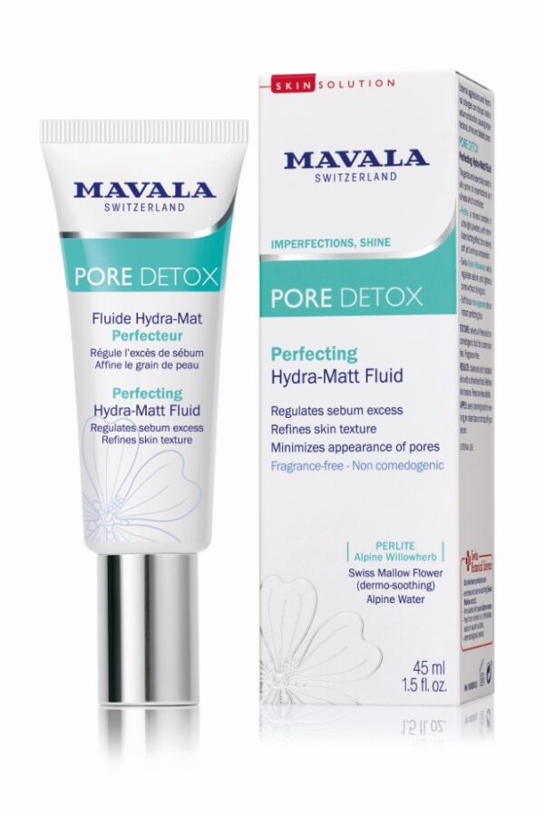 Mavala Pore Detox Perfecting Hydra-Matt Fluid matistav näokreem 45ml