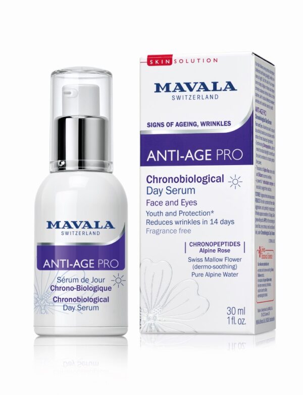Mavala Anti Age Pro Chrono-biological Day Serum Face and Eyes noorendav seerum näole ja silmaümbrusele 30ml