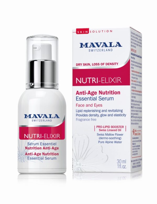 Mavala Nutri Elixir Anti-Age Essential Serum Face and Eyes toitev seerum näole ja silmaümbrusele 30ml