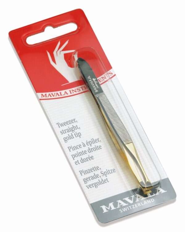Mavala Pintsetid Straight Gold Tip