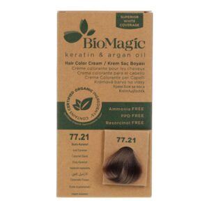 Biomagic Hair Color Cream kreemjas juuksevärv 77.21 Iced Caramel 60ml