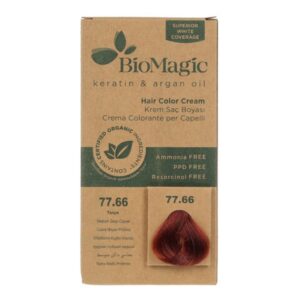 Biomagic Hair Color Cream kreemjas juuksevärv 77.66 Medium Deep Copper 60ml