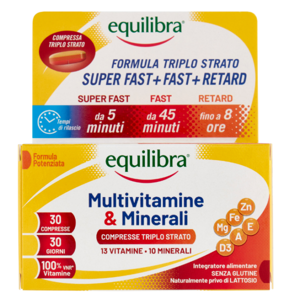 Equilibra Multivitamiinid ja mineraalid, 30 tabl 40,5 g