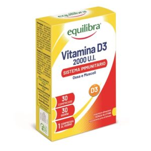 Equilibra D-vitamiin (D3), 30 tabletti 2,43 g