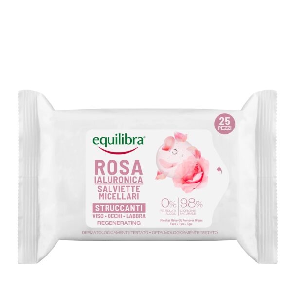Equilibra Rosa Näopuhastussalvrätikud mitsellaarveega 25tk