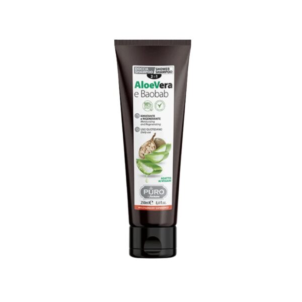 Puro By Forhans Aloe Vera Dušigeel+Šampoon 250 ml