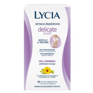 Lycia Delicate Touch depilatsiooniplaastrid kaenlaalustele ja bikiinipiirkonnale 20tk