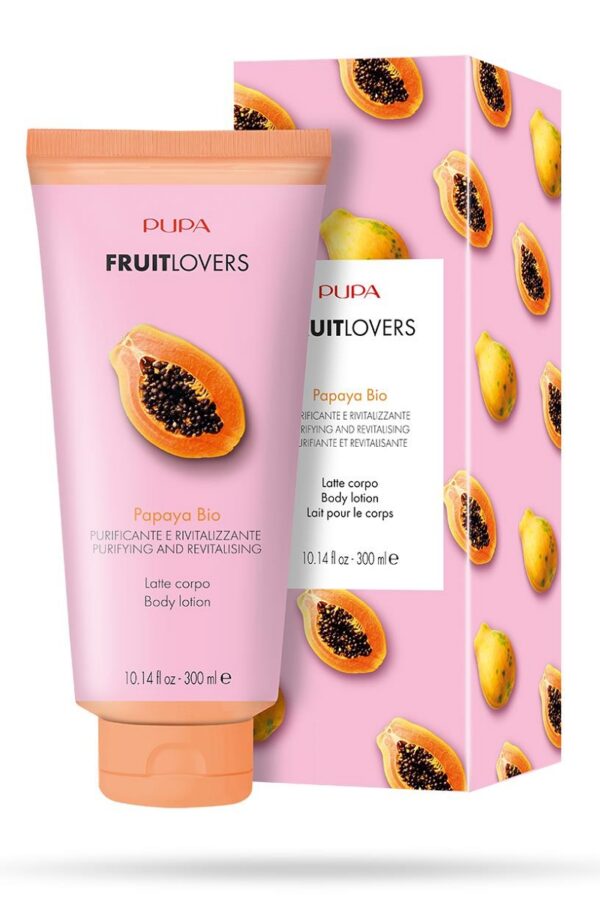 Pupa Ihupiim Fruit Lovers Papaya Bio 300ml - Image 2