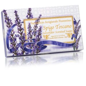Fiorentino Seepide komplekt Leonardo lavendel 3x100g