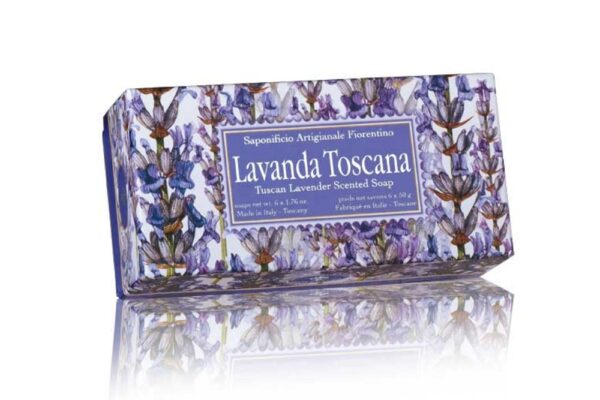 Fiorentino seepide komplekt Lavanda Toscana 6x50g