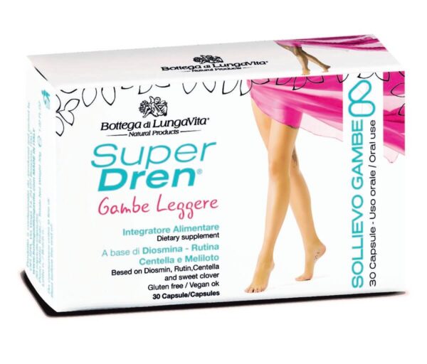 SuperDren Light Legs kapslid kapillaare tugevdav toidulisand