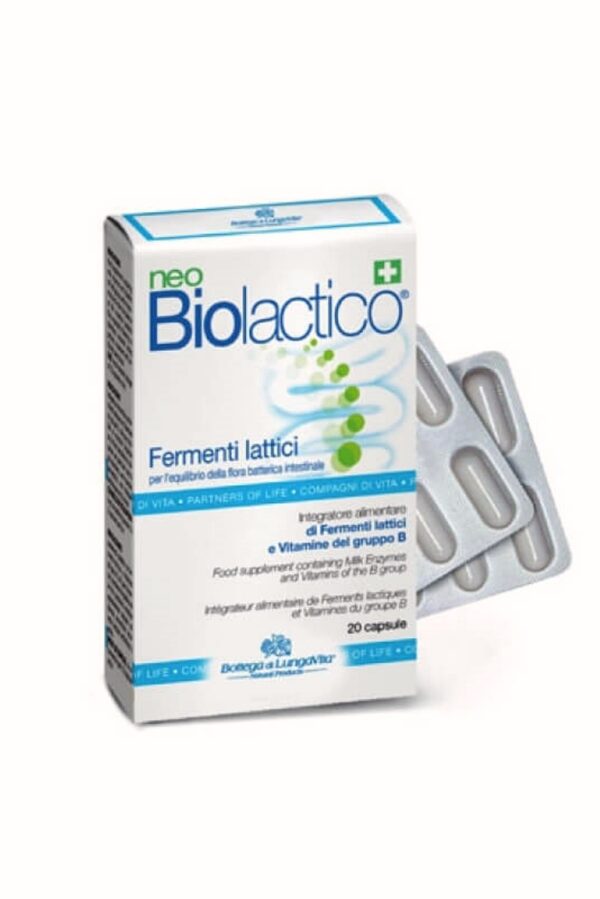 Bottega di Lungavita neoBiolactico B-vitamiinidega probiootikumid 20 kpsl