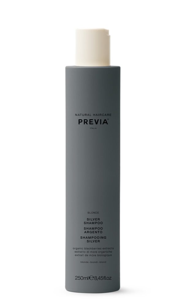 Previa Silver hõbedane šampoon blondidele juustele 250ml