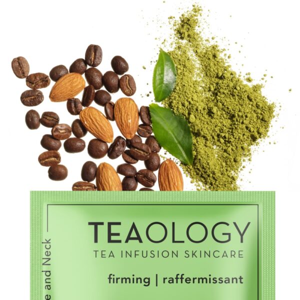 Teaology Matcha Tea Superfood Mask niisutav ja pinguldav näo- ja kaelamask 21 ml - Image 3