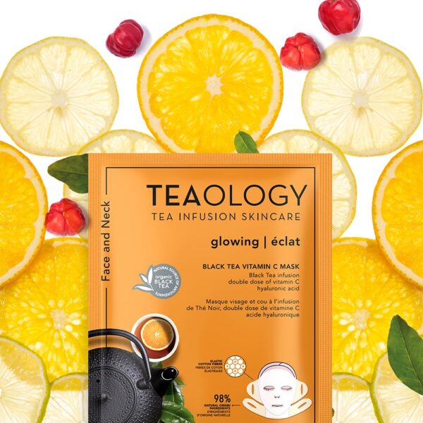 Teaology Vitamin C Mask vitamiinimask näole ja kaelale 21 ml - Image 3