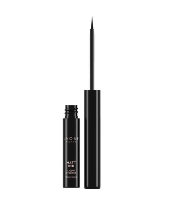 Jvone Milano Silmalainer Matt Ink Liquid Eyeliner 17H Lasting Matt Black