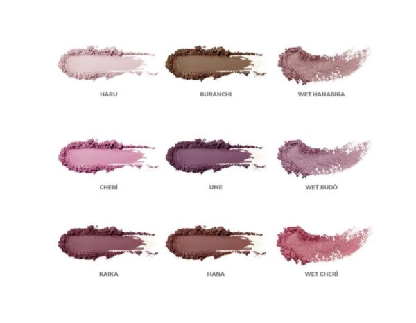 Jvone Milano lauvärvipalett Shadow Library Eyeshadow Palette 02 Hanami - Image 2